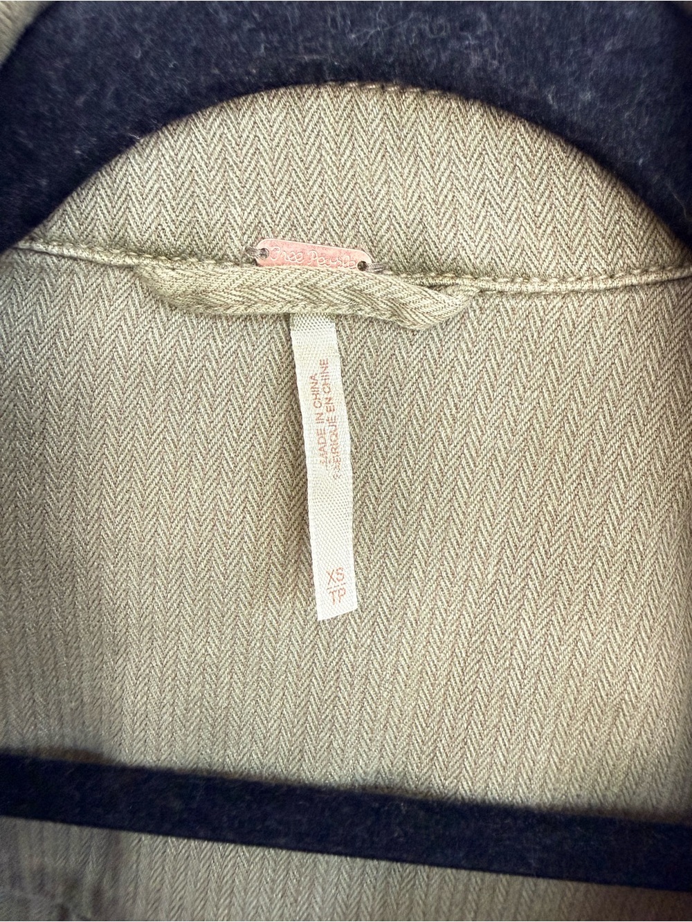 Free People Olive Green Utility Jacket - Picture 3 of 5